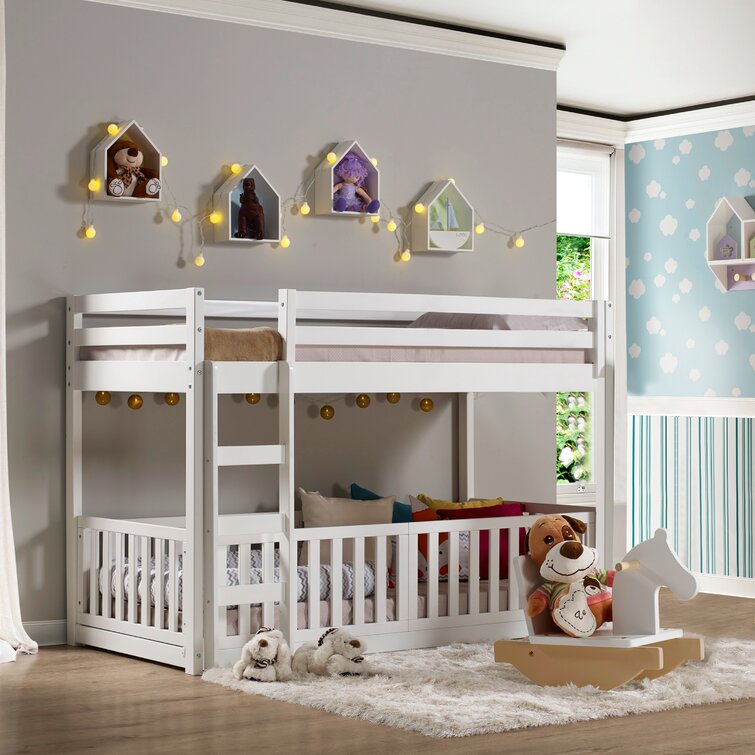 Loft bed shop with crib